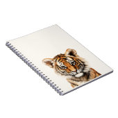 Waterverf Portret van een kleine tijger Notitieboek (Rechterzijde)