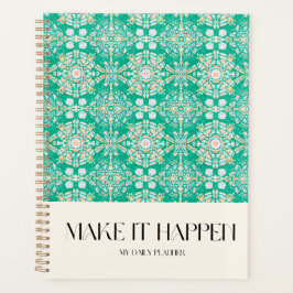 Waterverf Portugese tegels floreel ornament paté Planner