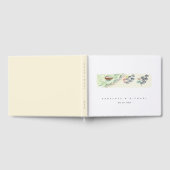 Waterverf Positano Amalfi kust Italië bruiloft Gastenboek (Volledig)