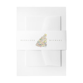 Waterverf Positano Italië Bestemmingsweddenschap Uitnodigingen Wikkel