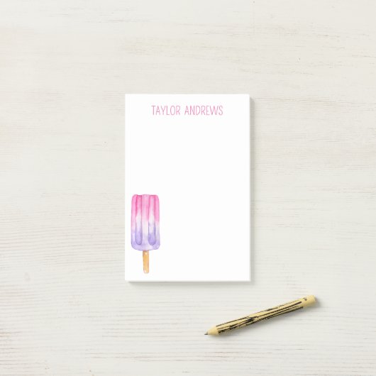 Waterverf Post-it® Notes (Op bureau)