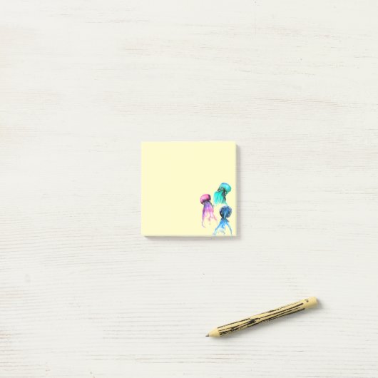 Waterverf Post-it® Notes (Op bureau)