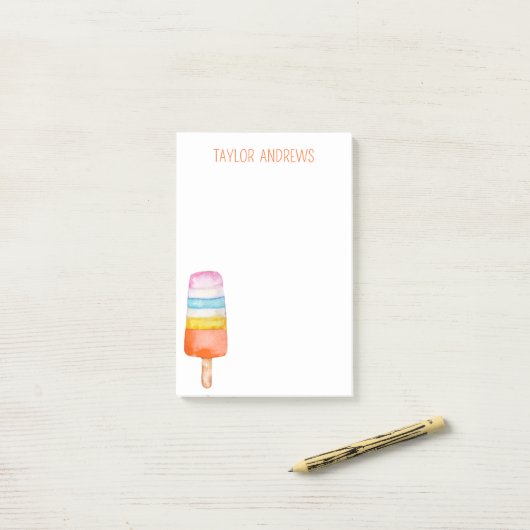 Waterverf Post-it® Notes (Op bureau)