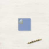 Waterverf Post-it Notes, moon en Cherry Blossom Post-it® Notes (Op bureau)
