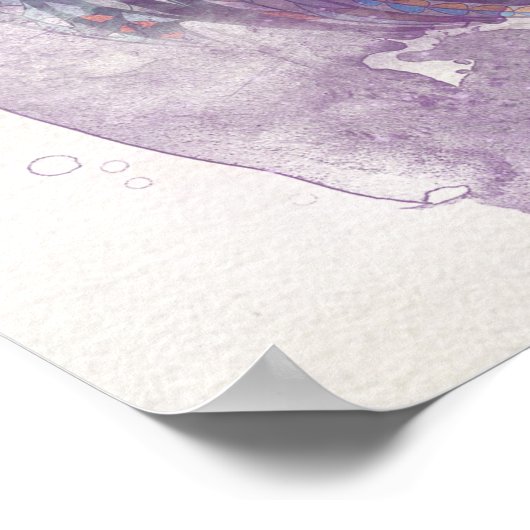 Waterverf Poster (Hoek)