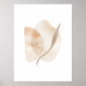 Waterverf poster Abstract Geometrische moderne kun (Voorkant)