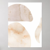 Waterverf poster Abstract Geometrische moderne kun (Voorkant)