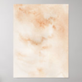 Waterverf poster Abstract Geometrische moderne kun (Voorkant)