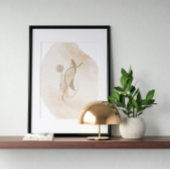 Waterverf poster Abstract Geometrische moderne kun