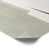 Waterverf poster Abstract Geometrische moderne kun (Hoek)