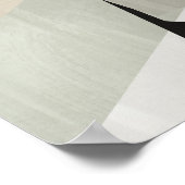 Waterverf poster Abstract Geometrische moderne kun (Hoek)