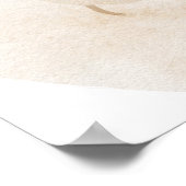 Waterverf poster Abstract Geometrische moderne kun (Hoek)