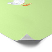 Waterverf Poster  Baby shower (Hoek)