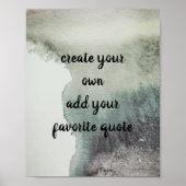 waterverf poster creëer (Voorkant)