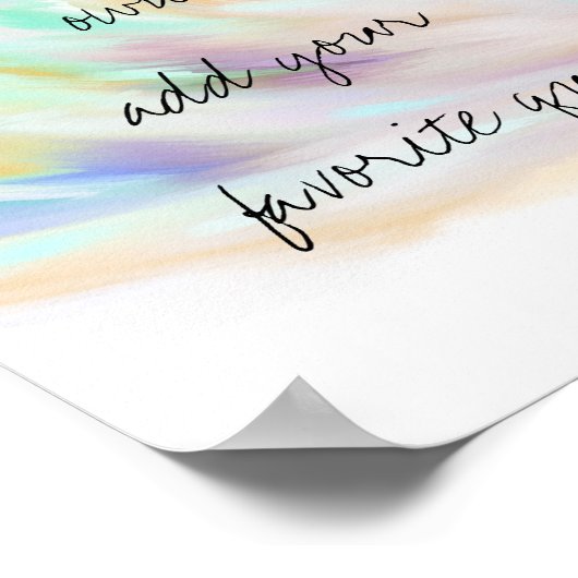 waterverf poster creëer (Hoek)