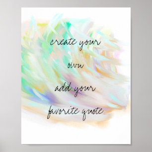 waterverf poster creëer