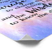 Waterverf Poster Serenity Prayer (Hoek)