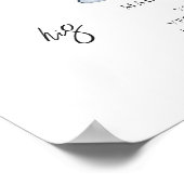 Waterverf | Poster voor de Drink van bride en groo (Hoek)