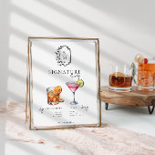 Waterverf | Poster voor de Drink van bride en groo