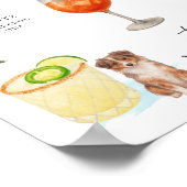 Waterverf | Poster voor de Drink van bride en groo (Hoek)