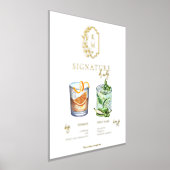 Waterverf | Poster voor de Drink van bride en groo (Laagn)