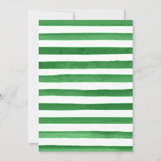 Waterverf Pot of Gold St Patrick's Day Kaart (Achterkant)