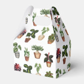 Waterverf Potentiële Planten Terracotta Pots Name Bedankdoosjes (Achterkant)