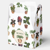 Waterverf Potentiële Planten Terracotta Pots Name Bedankdoosjes (Geopend)