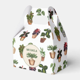 Waterverf Potentiële Planten Terracotta Pots Name Bedankdoosjes