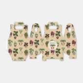 Waterverf Potentiële Planten Terracotta Pots Name Bedankdoosjes (Uitgevouwen)