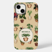 Waterverf Potentiële Planten Terracotta Pots Name Case-Mate iPhone Case (Achterkant)