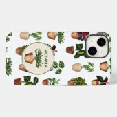 Waterverf Potentiële Planten Terracotta Pots Name Case-Mate iPhone Case (Achterkant (horizontaal))