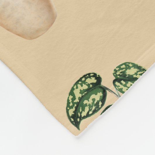 Waterverf Potentiële Planten Terracotta Pots Name Fleece Deken (Hoek)