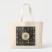 Waterverf Potentiële Planten Terracotta Pots Rusti Grote Tote Bag (Voorkant)