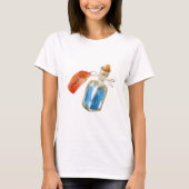 Waterverf Potion Fles Drink Ge T-shirt (Voorkant)