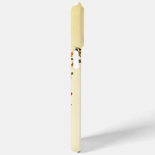 Waterverf Potlood Plant Butterfly Aangepaste naam Case-Mate iPhone Case (Achterkant / Rechts)