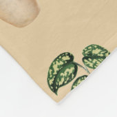 Waterverf Potlood Planten Terracotta Pots Pattern Fleece Deken (Hoek)