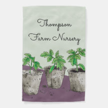 Waterverf Potted Greenery Nursery