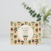 Waterverf Potted Planten We hebben nieuwe startpun Feestdagenkaart (Staand voorkant)