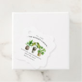 Waterverf potten Planten | Business Hang Label (In situ)