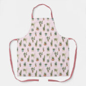 Waterverf Potten Planten & Flowers Schort (Voorkant)