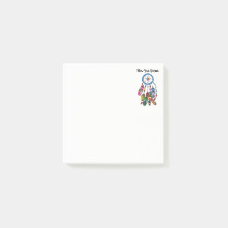 Waterverf prachtige regenboogdroomvanger post-it® notes