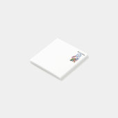 Waterverf prachtige regenboogdroomvanger post-it® notes (Schuin)