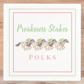 Waterverf Preakness Stakes Party Paardenrennen Servet