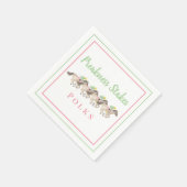 Waterverf Preakness Stakes Party Paardenrennen Servet (Hoek)