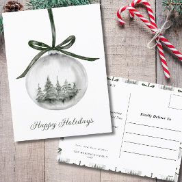 Waterverf Prettige feestdagen