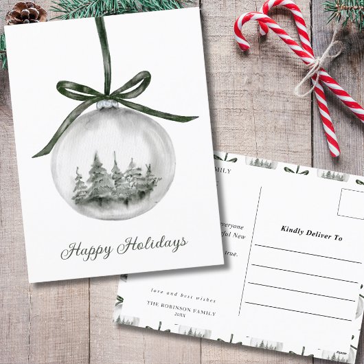 Waterverf Prettige feestdagen