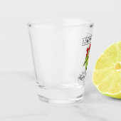 Waterverf Prettige feestdagen Lemon Limoncello Shot Glas (Links)