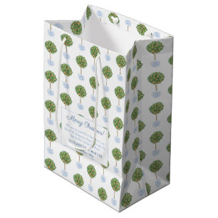 Waterverf Prettige feestdagen Sinaasappel Citrus Medium Cadeauzakje