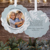 Waterverf Prettige feestdagen Sneeuwvlokken Ornament Kaart